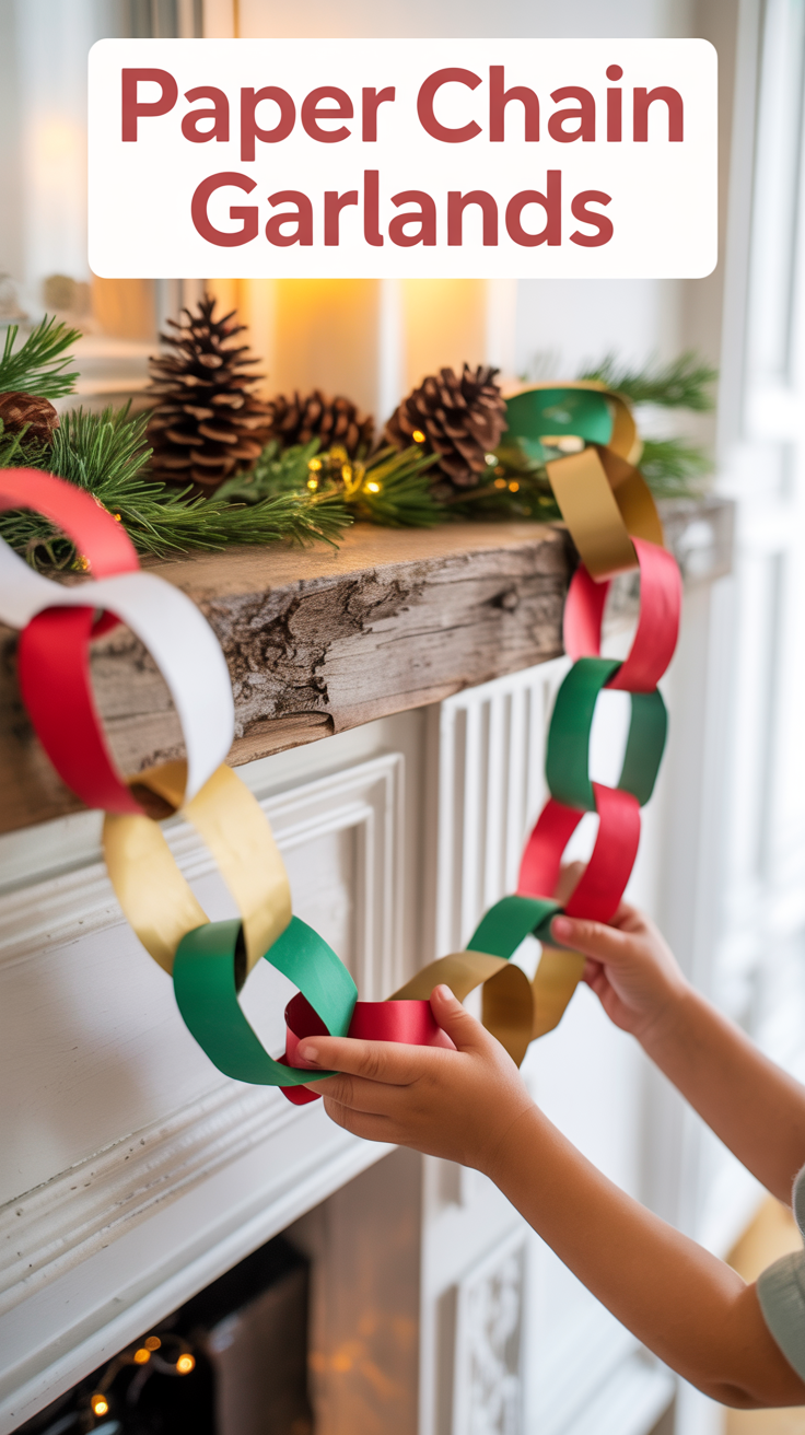 paper chain garlands