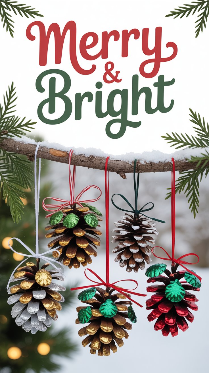 pine cone ornaments