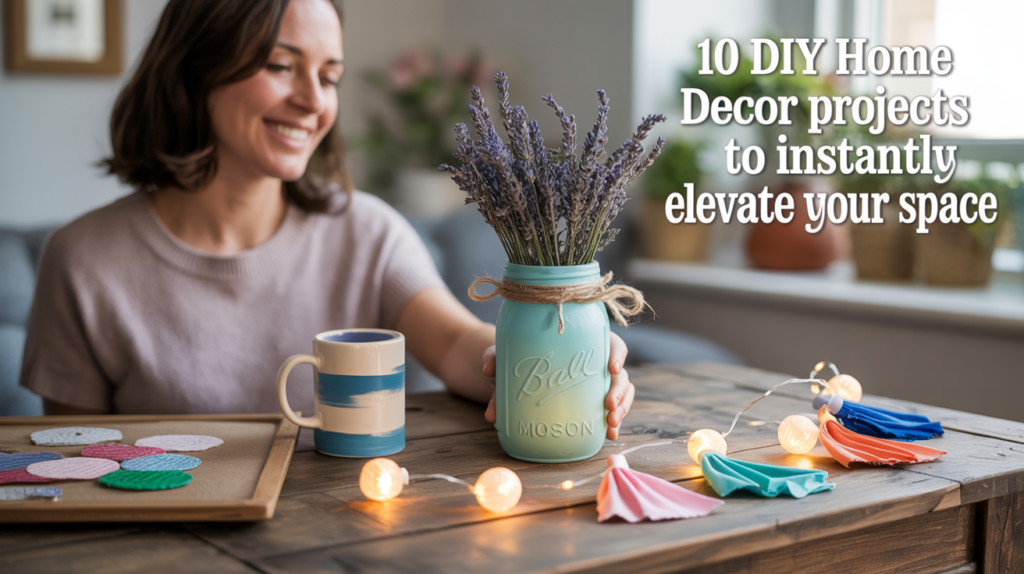 10 DIY Home Decor Projects to Instantly Elevate Your Space