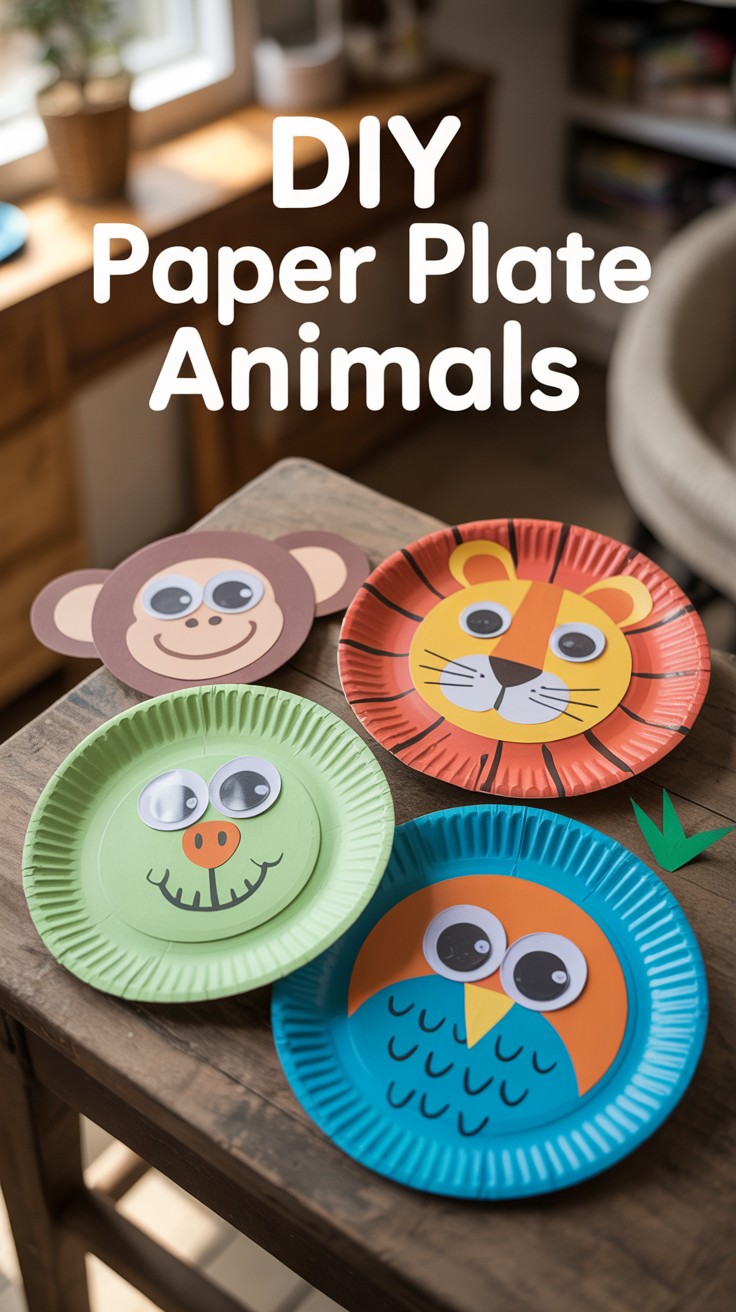 diy paper plate animals