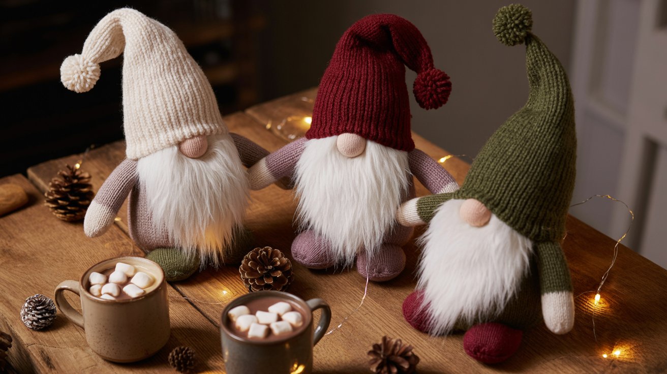cozy diy christmas gnomes