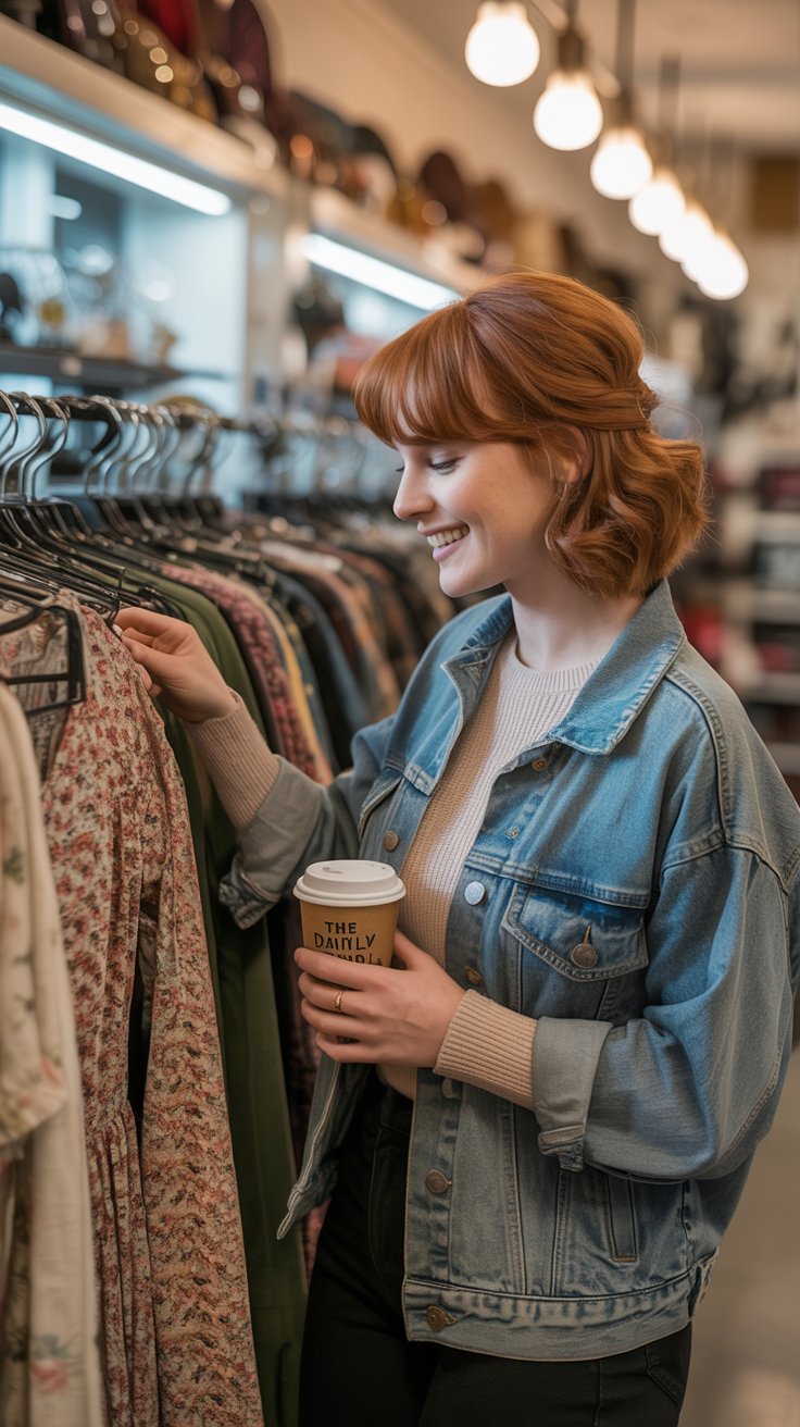 shopping vintage fashion