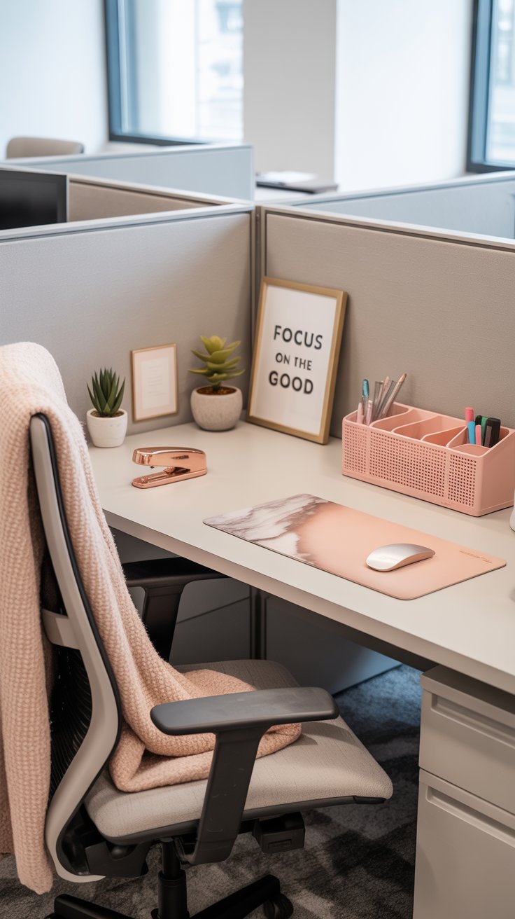 Budget-Friendly Chic Cubicle Decor