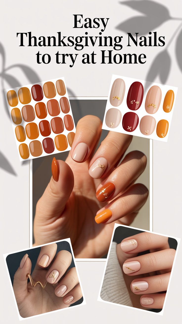 Quick and Easy Nail Looks Collage
