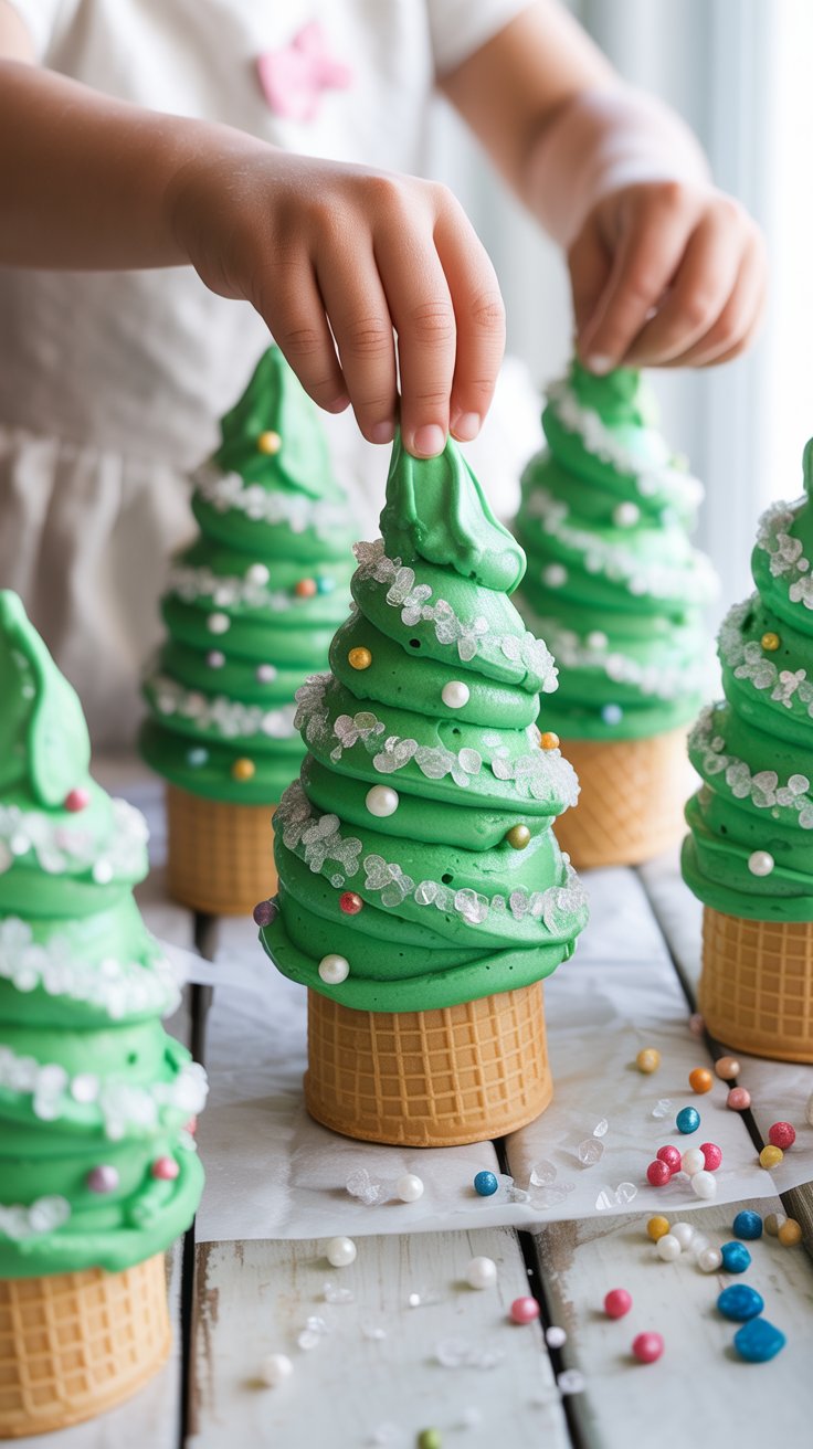 image of christmas craft trees