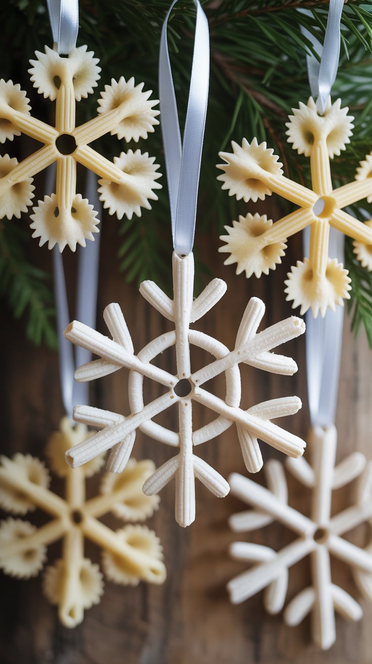 image of diy pasta ornament 