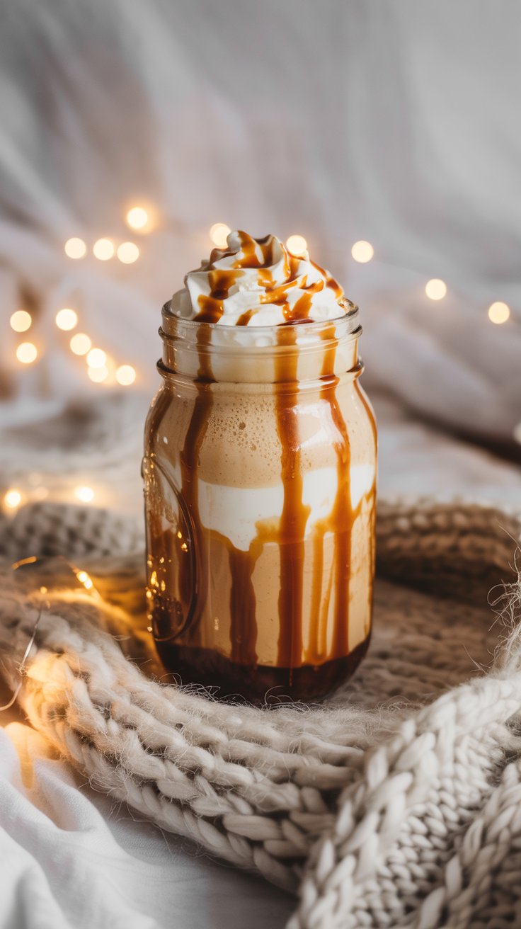 Caramel Vanilla Cream Mocktail