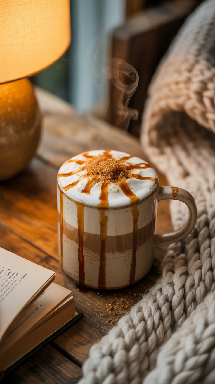 Maple Brown Sugar Latte Mocktail