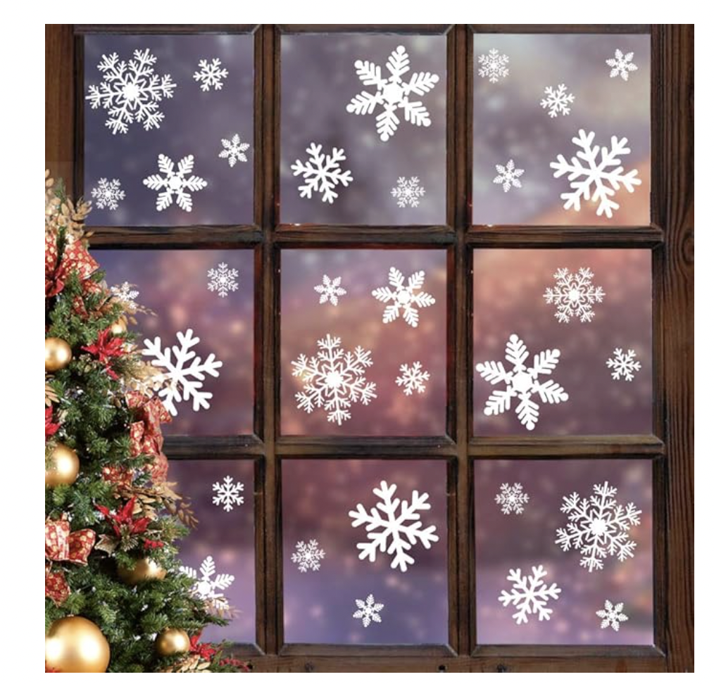 window snow decals