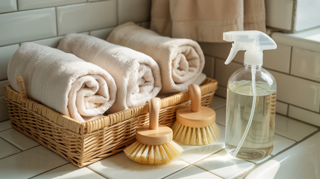 clean and tidy laundry room