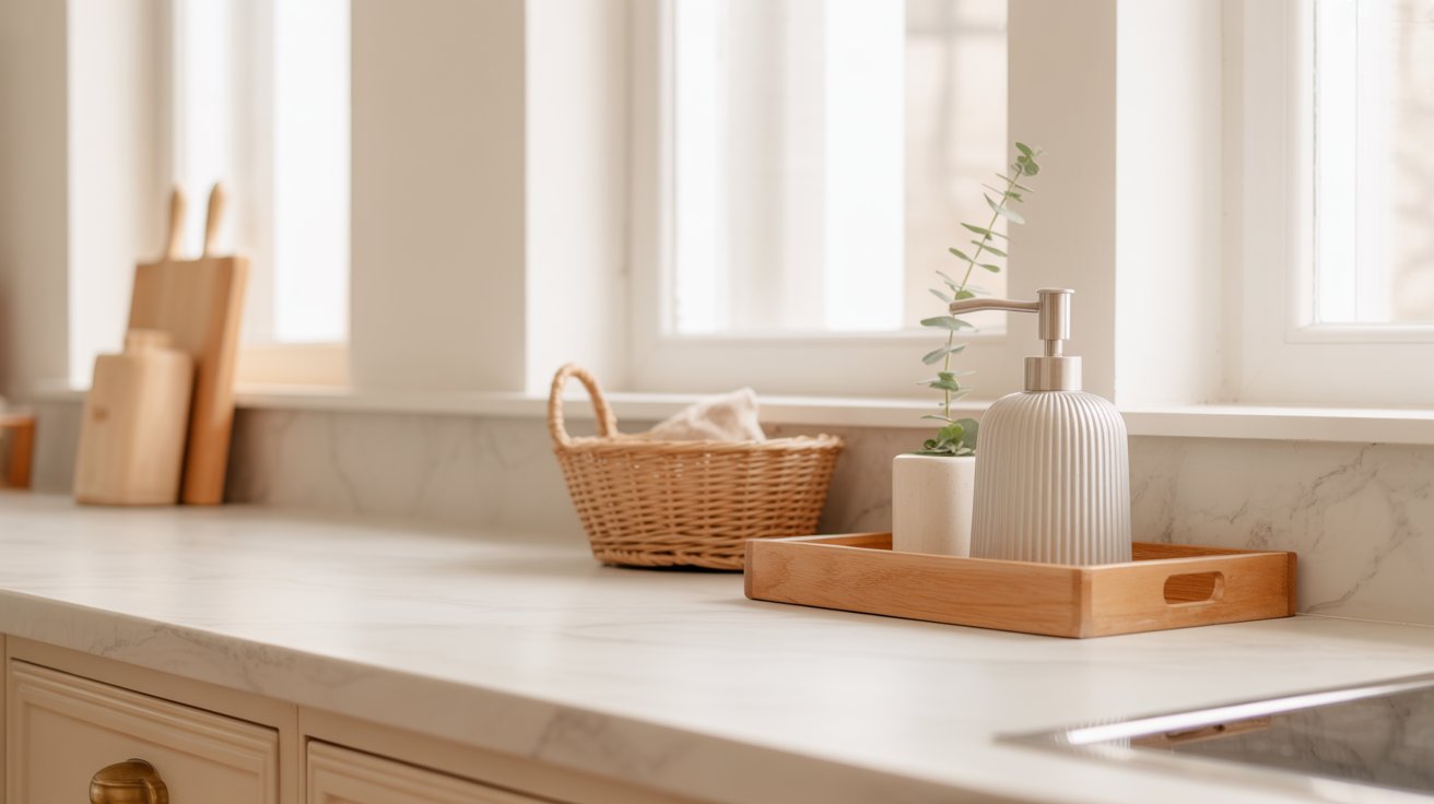 clean clutter free kitchen