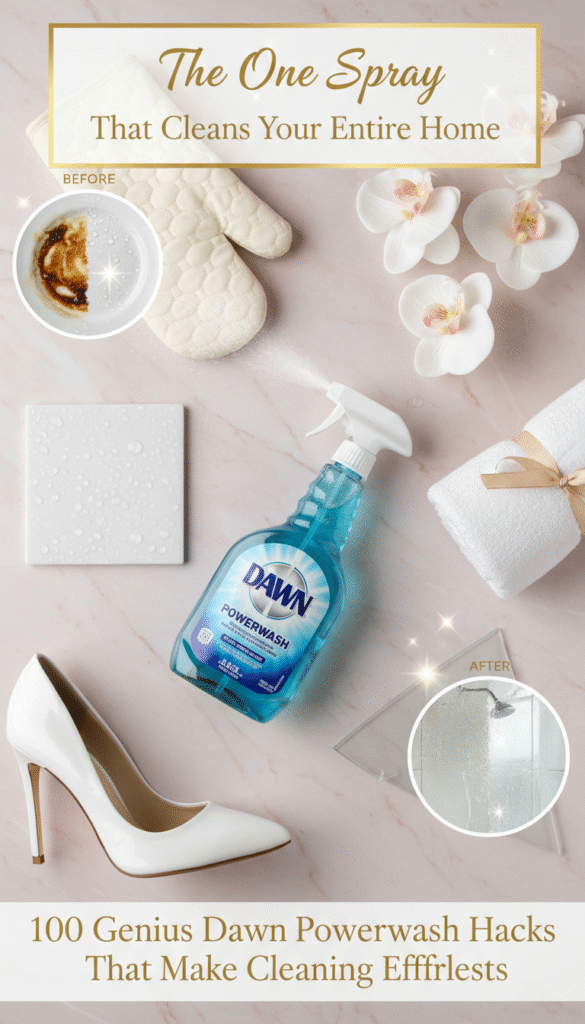 flatlay of dawn powerwash