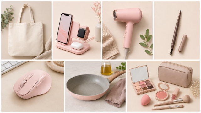flat lay of beauty products favourites from 2026