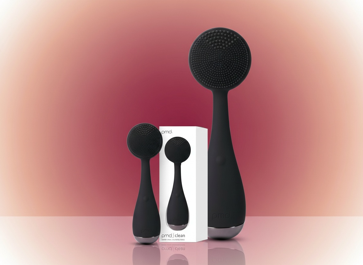 PMD Beauty Clean Facial Cleansing Brush – Waterproof Silicone Face Cleanser with Sonic Technology limited-time deal deal image 1