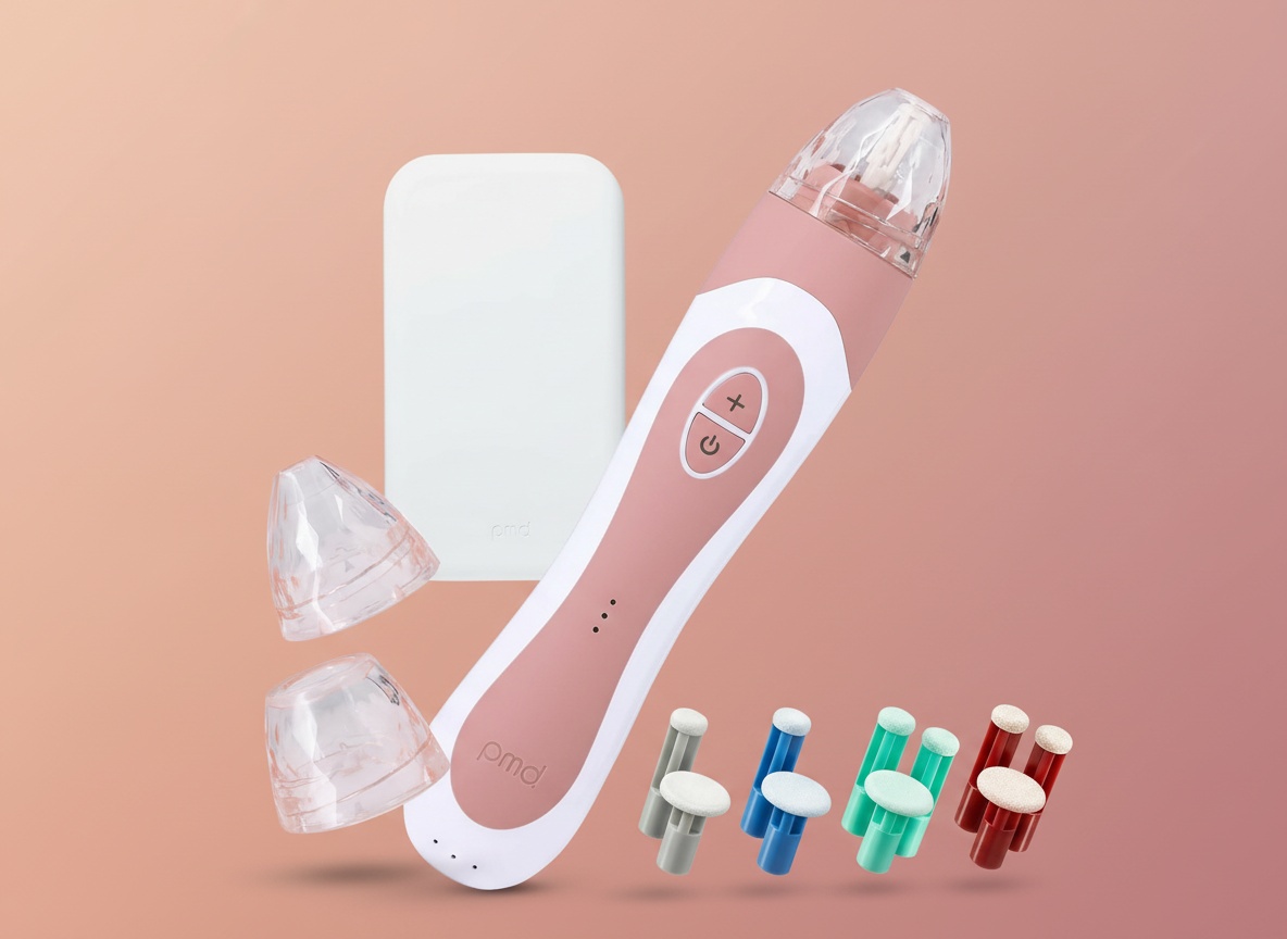 PMD Beauty Personal Microderm Elite Pro - At-Home Use, Facial Exfoliator Tool, Microdermabrasion Machine Kit for Face and Body Skincare limited-time deal deal image 1