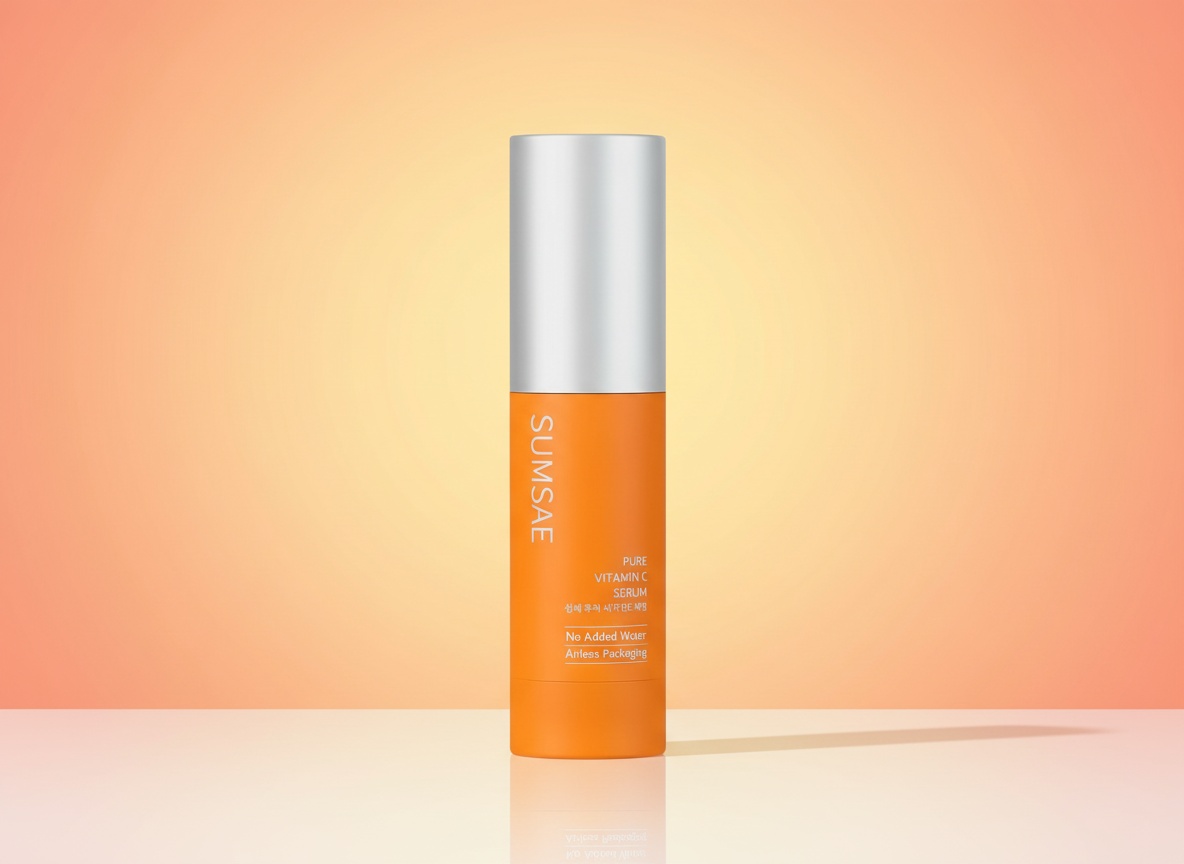 Pure Vitamin C Serum - Korean Skincare with Vitamin 10.5%, Waterless (No oxidation formula), Special Airless Pump, Brightening and Firming Skin, Improving Uneven/Dull Skin Tone, 30ml/1.01fl.oz limited-time deal deal image 1