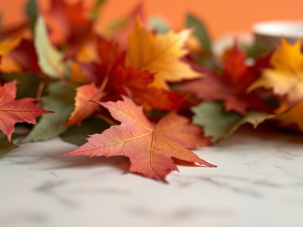 Fall Leaf Garland Review: 6Ft Autumn Harvest Decor Pick — close-up detail shot