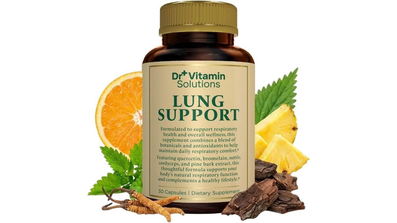 Lung Detox for Smokers, Mullein Leaf Extract, 10-in-1 Cleanse for Lungs