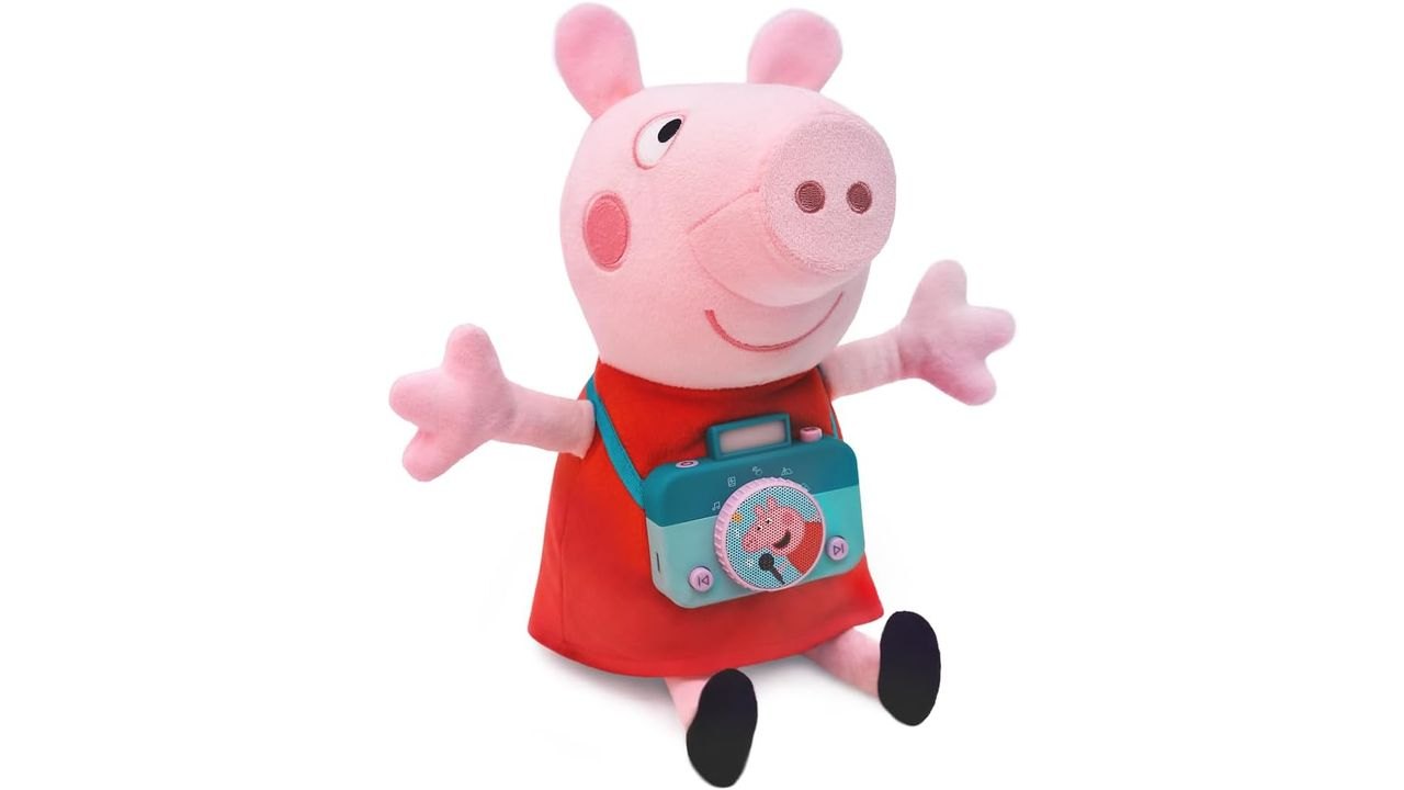 PlayShifu Peppa Pig Toy | Gift a Magical Storytelling Experience! | an Interactive Plush that Sings, Tells Stories & Plays Rhymes | Adorable for Boys & Girls Ages 3–6