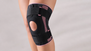 pink and black womens knee brace