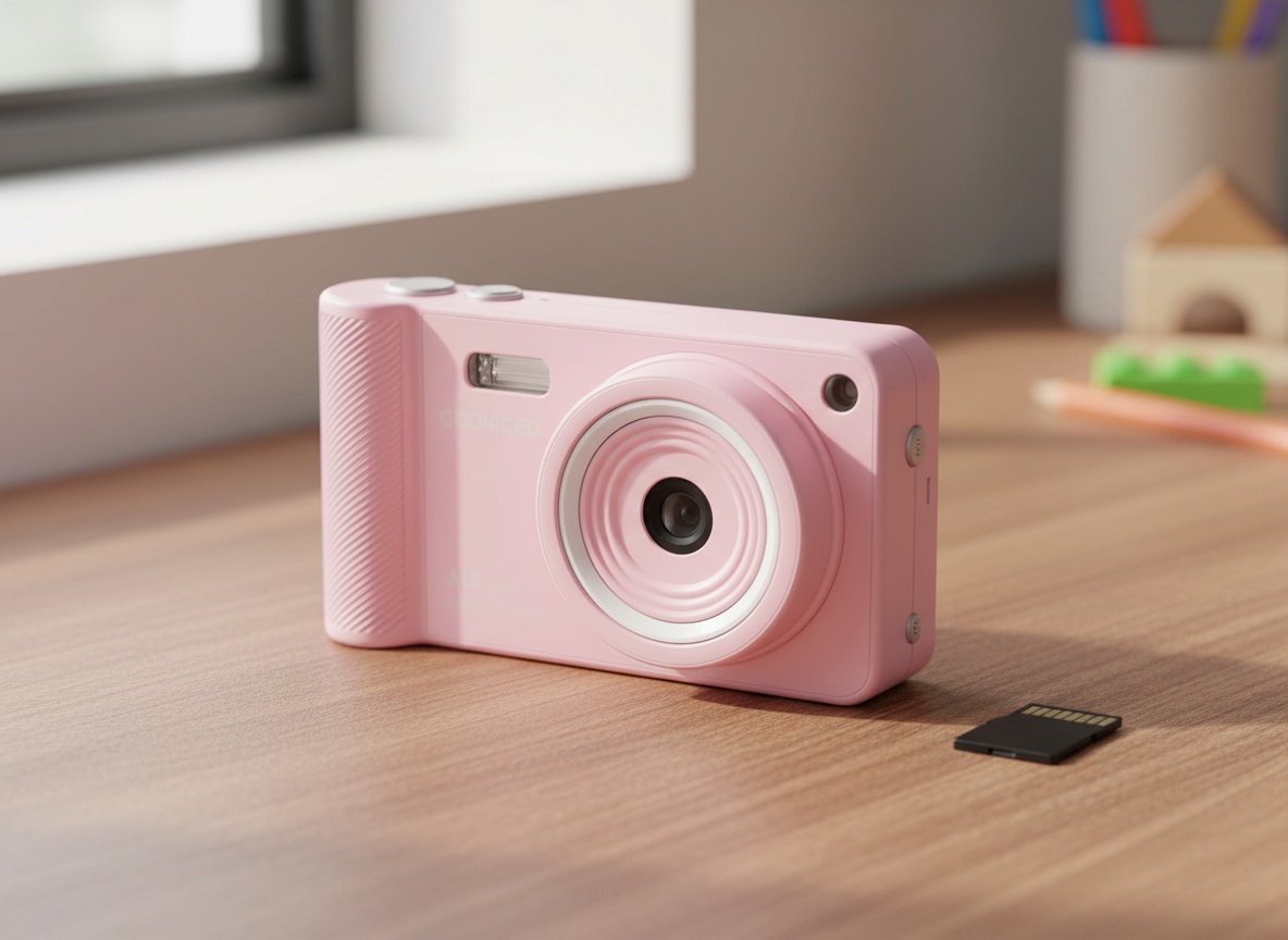 Digital Camera,Pink Digital Camera for Kids Teens 3-18, 50MP FHD 1080P Compact Camera with GB Card, 16X Zoom Anti-Shake,Webcam for PC,Christmas Birthday Gifts for Girl Boys 3-12, 13-18 Years Old Back to School sale deal image 2