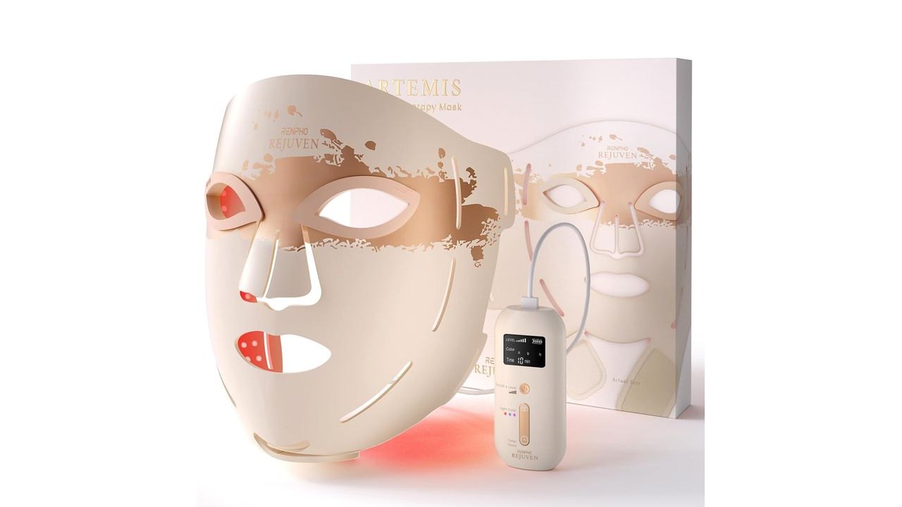 RENPHO Red Light Therapy Mask for Face, FDA-Cleared,Birthday Gifts for Wife