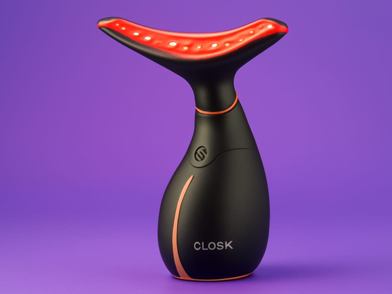 GLO24K LED Face Massager and Neck Wand - Beauty Skin Care Tool Back to School sale deal image 1