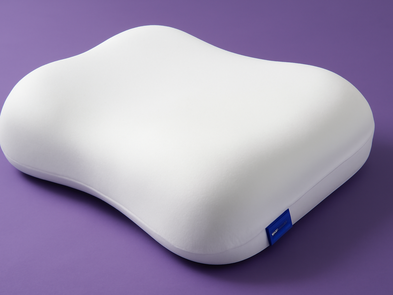 C CUSHION LAB Deep Sleep Pillow, Patented Ergonomic Contour Design for Side & Back Sleepers, Orthopedic Cervical Shape Gently Cradles Head & Provides Neck Support & Shoulder Pain Relief - Calm Grey limited-time deal deal image 1