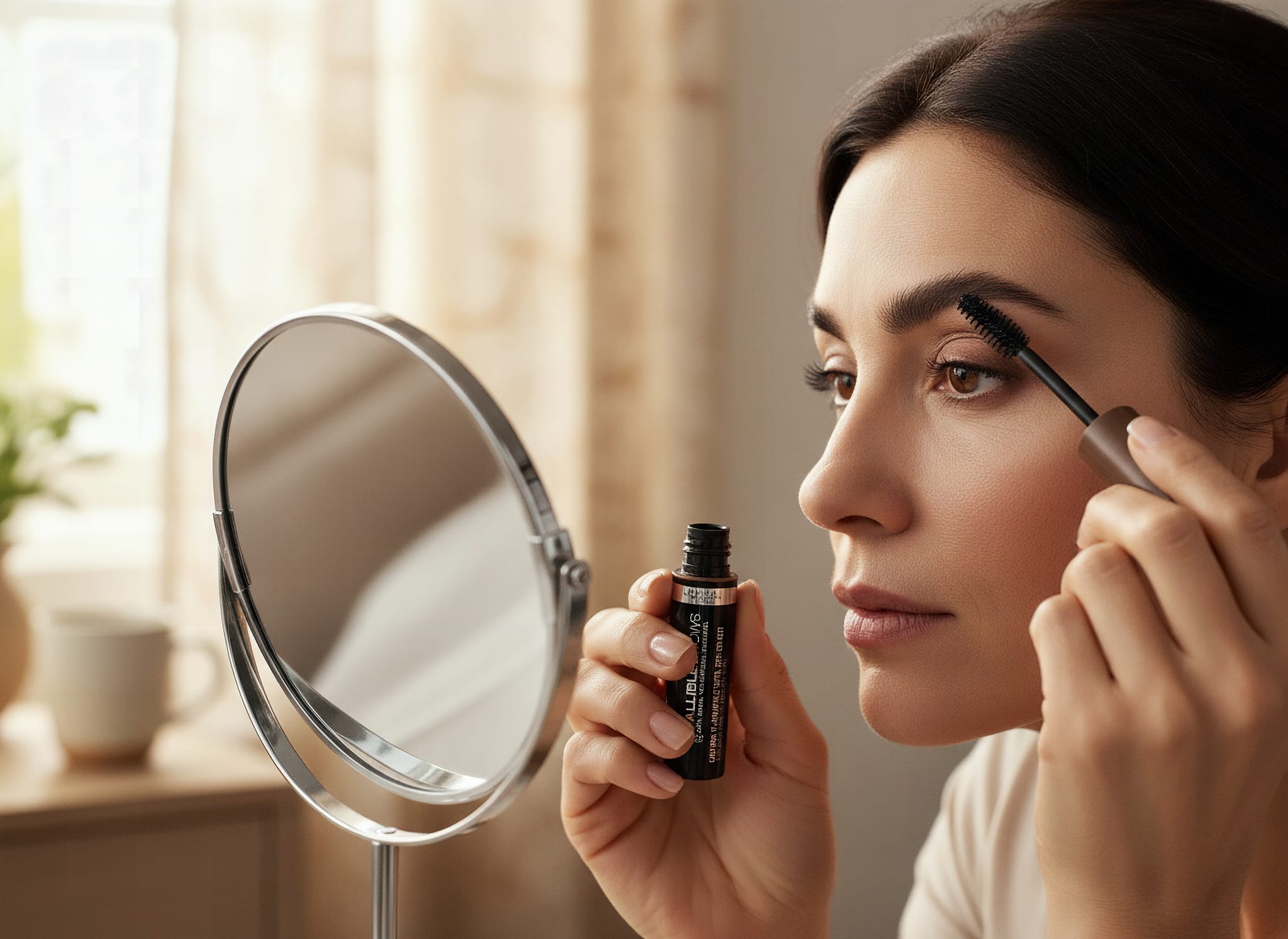 L'Oreal Paris Infallible Volumizing 24H Wear Brow Mascara, Long Lasting Eyebrow Makeup for 2X Fuller Eyebrows, 5.0 Brune