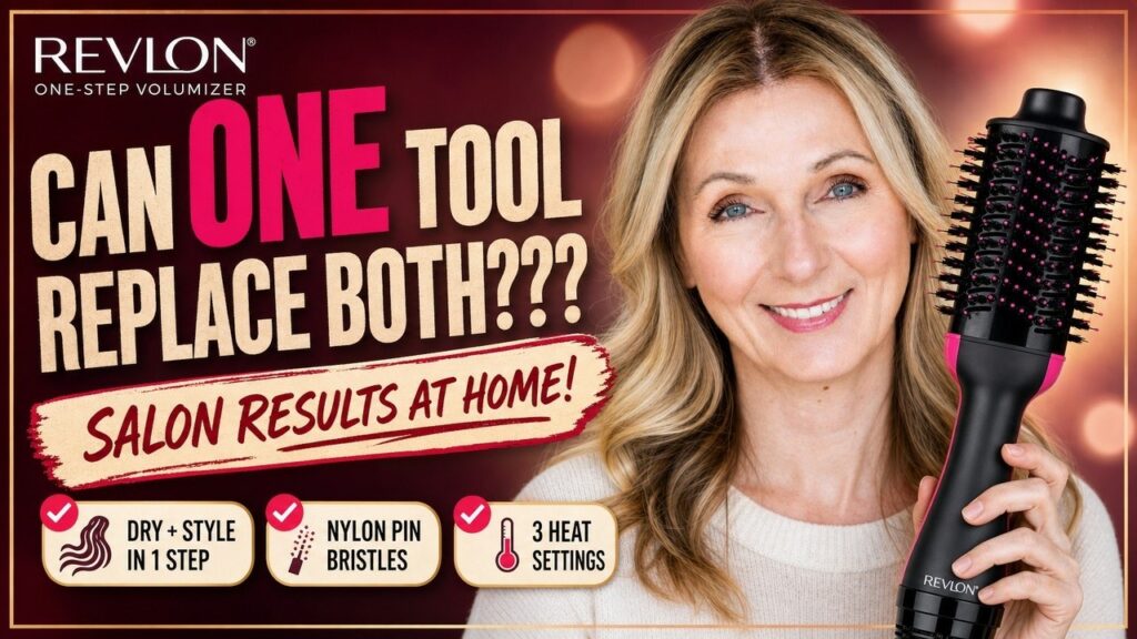 Revlon One-Step Volumizer Original Hair Dryer and Hot Air Brush Review