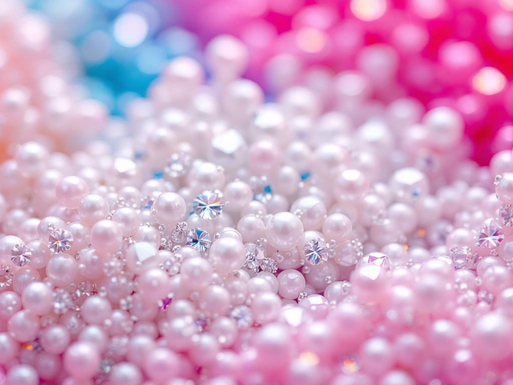 6 PCS DIY Pearl Diamond Art Kits: A Full Set Worth Making? — close-up detail shot