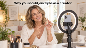why you should join Trybe as a creator woman in kitchen