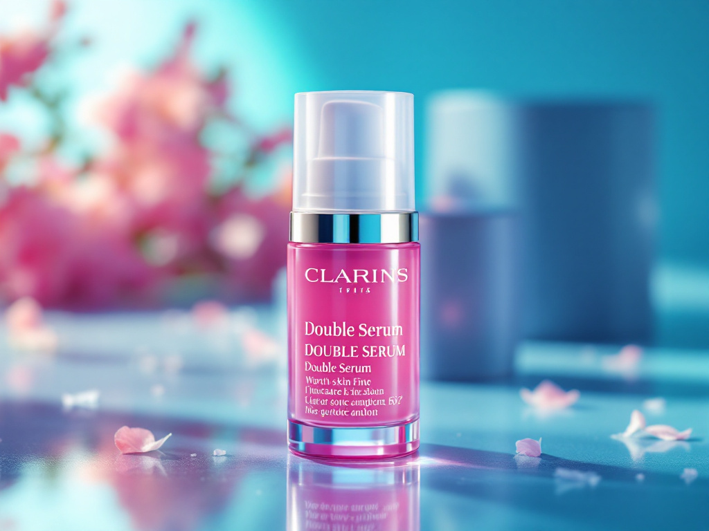 Clarins DOUBLE SERUM: Worth It for Skin in Your 50s? — close-up detail shot