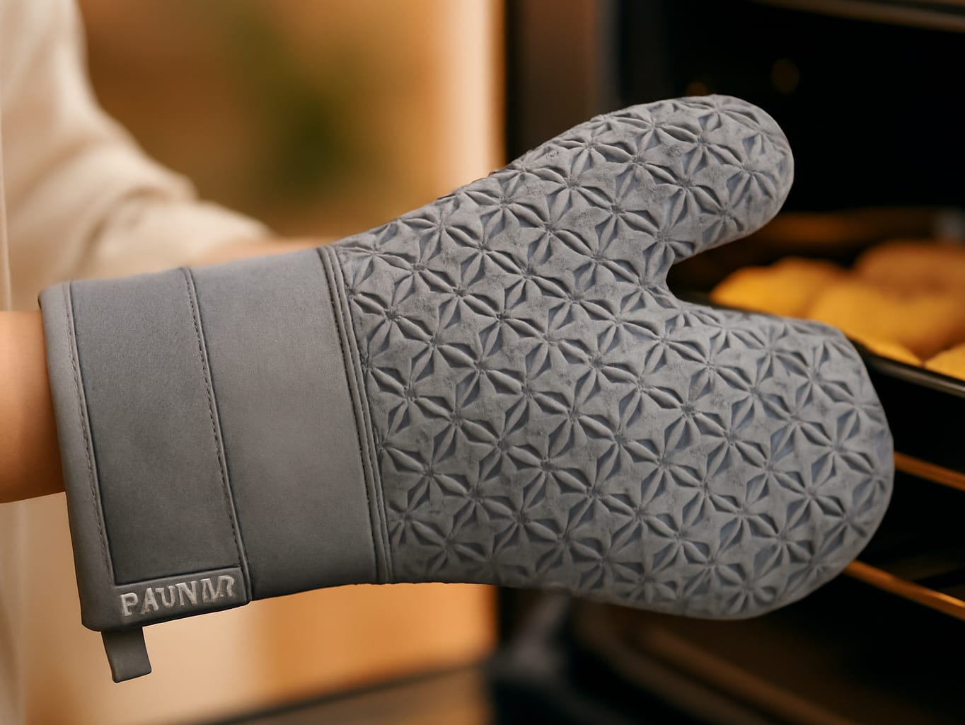 KEGOUU Oven Mitts and Pot Holders 6pcs Set, Kitchen Oven Glove High Heat Resistant 500 Degree Extra Long Oven Mitts and