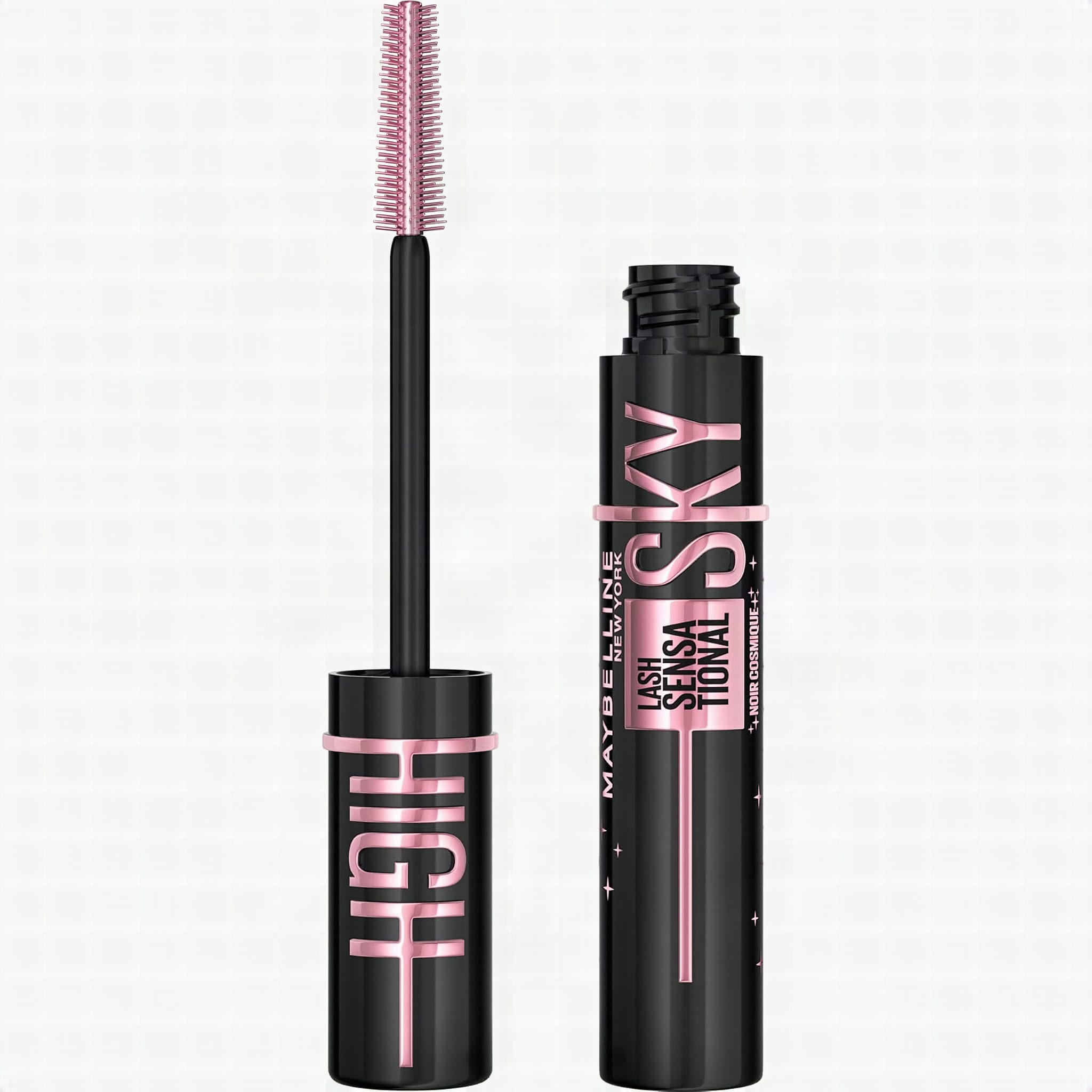 Maybelline Lash Sensational Sky High Washable Mascara Makeup, Volumizing, Lengthening, Defining, Curling, Multiplying, B
